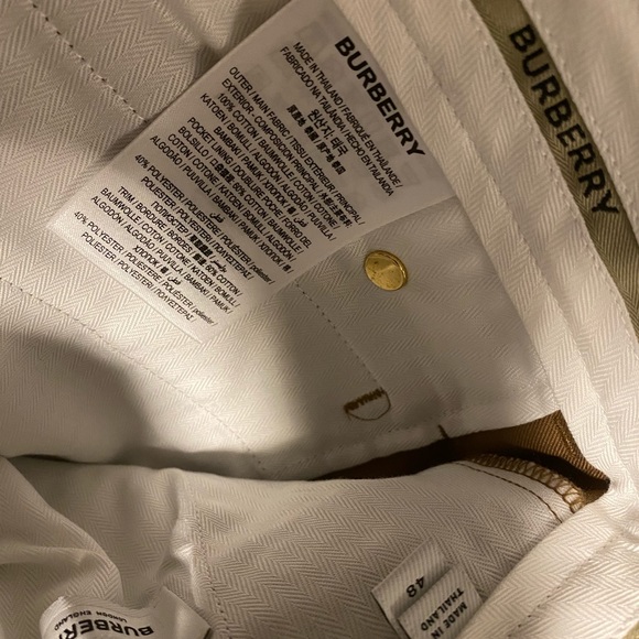 BURBERRY Cotton Trousers - Picture 3 of 3